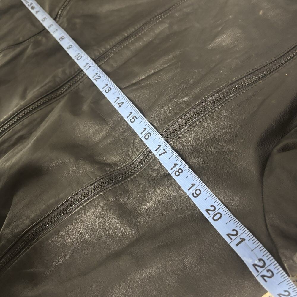 Vintage 90’s Hein Gericke Black Leather Motorcycle Jacket Coat 40 Medium - Picture 11 of 13